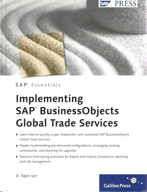 Book cover: Implementing SAP BusinessObjects Global Trade Services